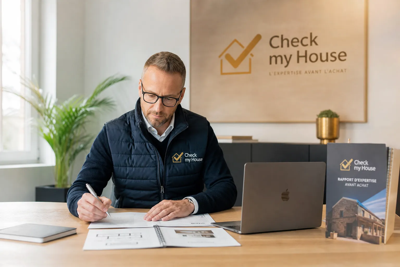 Expert Check my House préparant le rapport d'expertise avant achat d'un logement à Athis-Mons